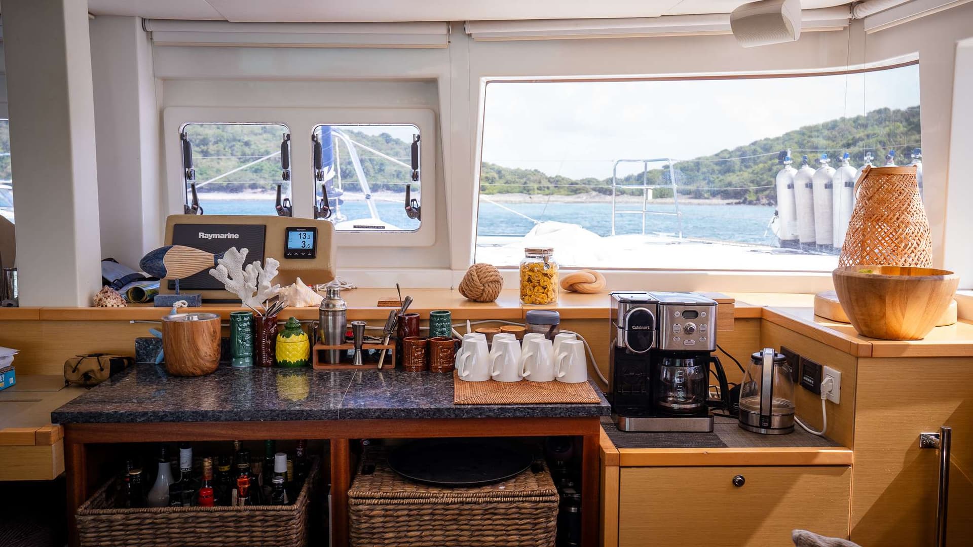Gorgeous views and tasty beverages!