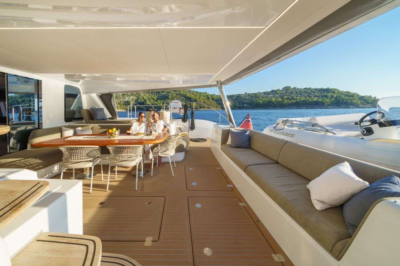Aft deck Dining