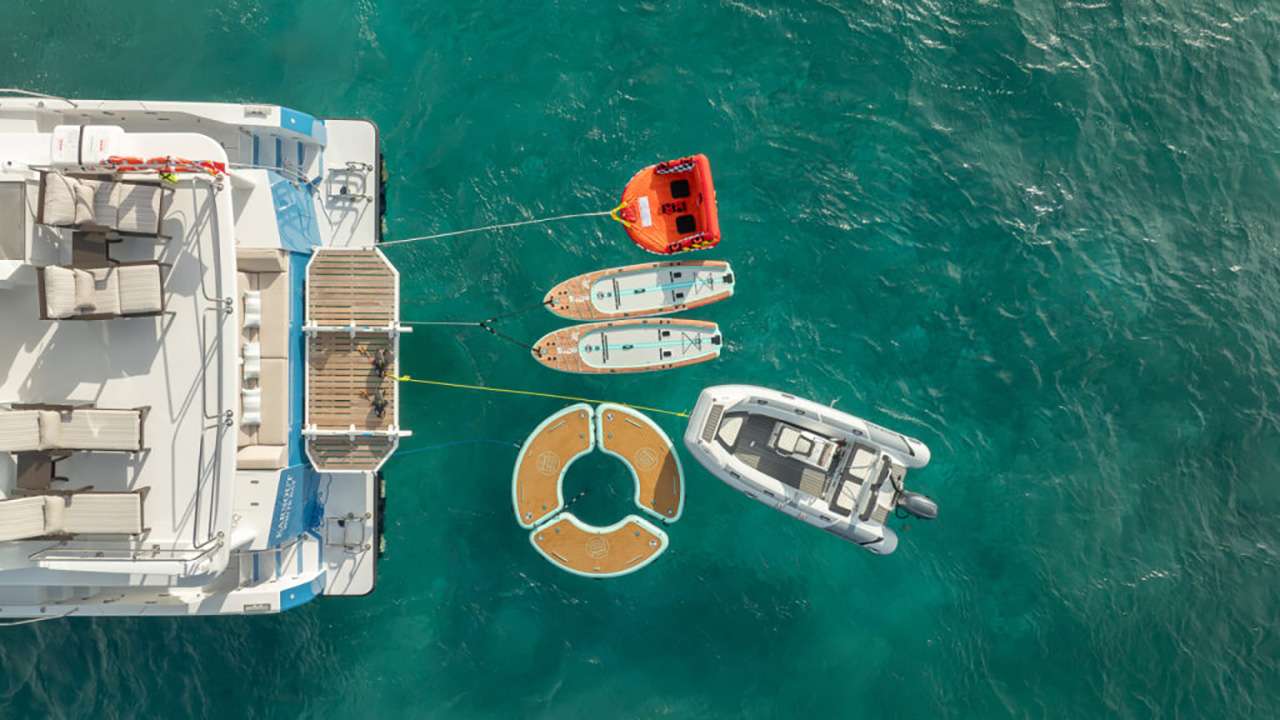 Lots of water toys