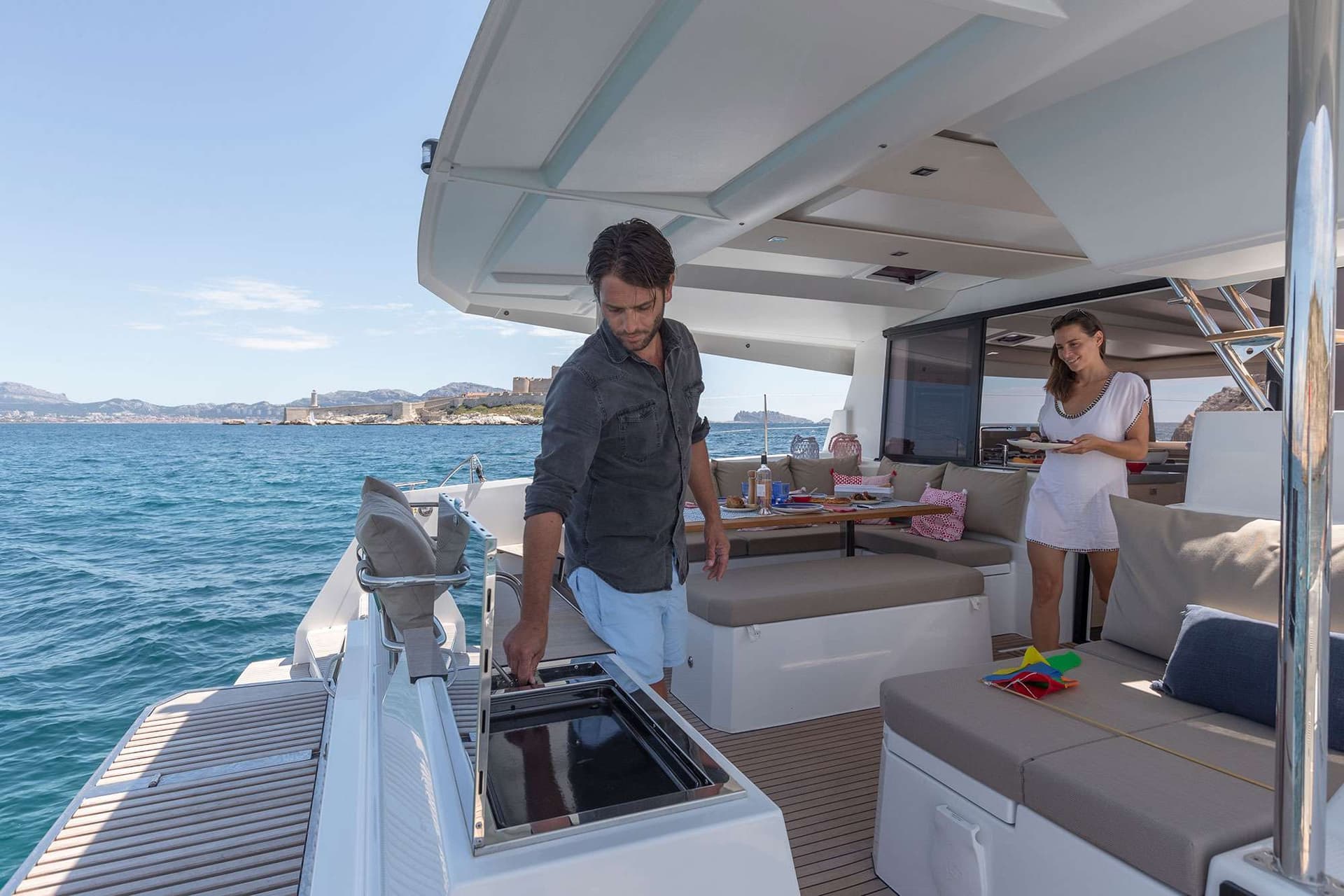 BBQ on the Aft Deck