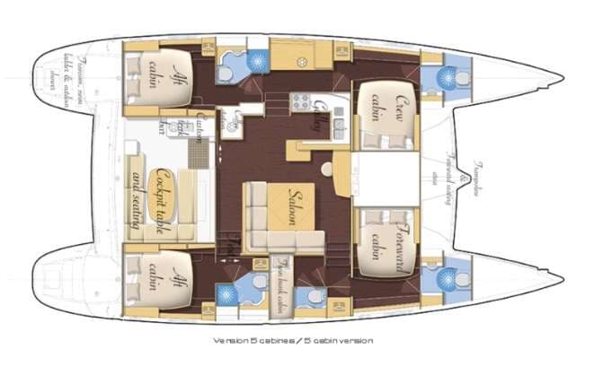 Gambit's cabin layout