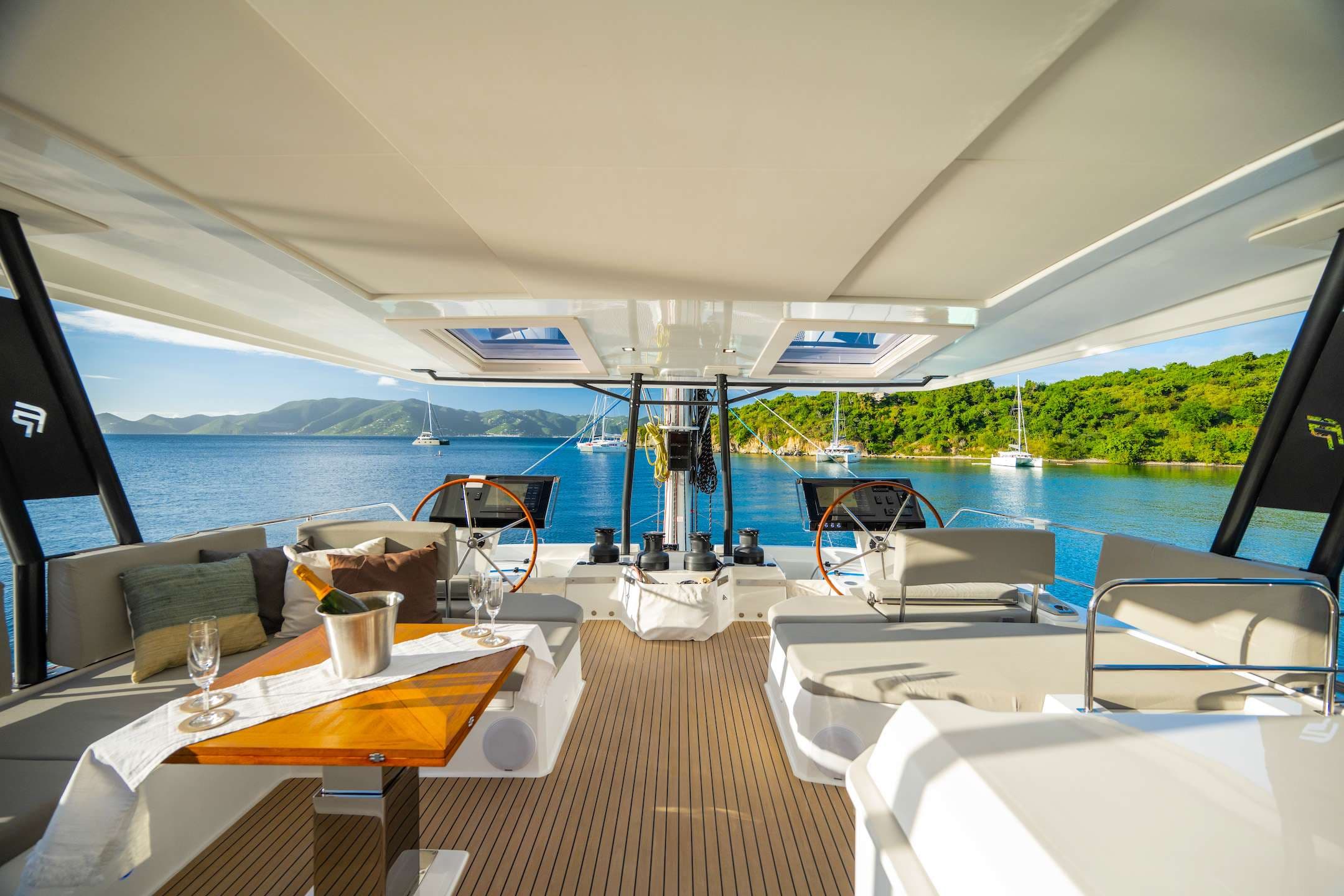 The flybridge