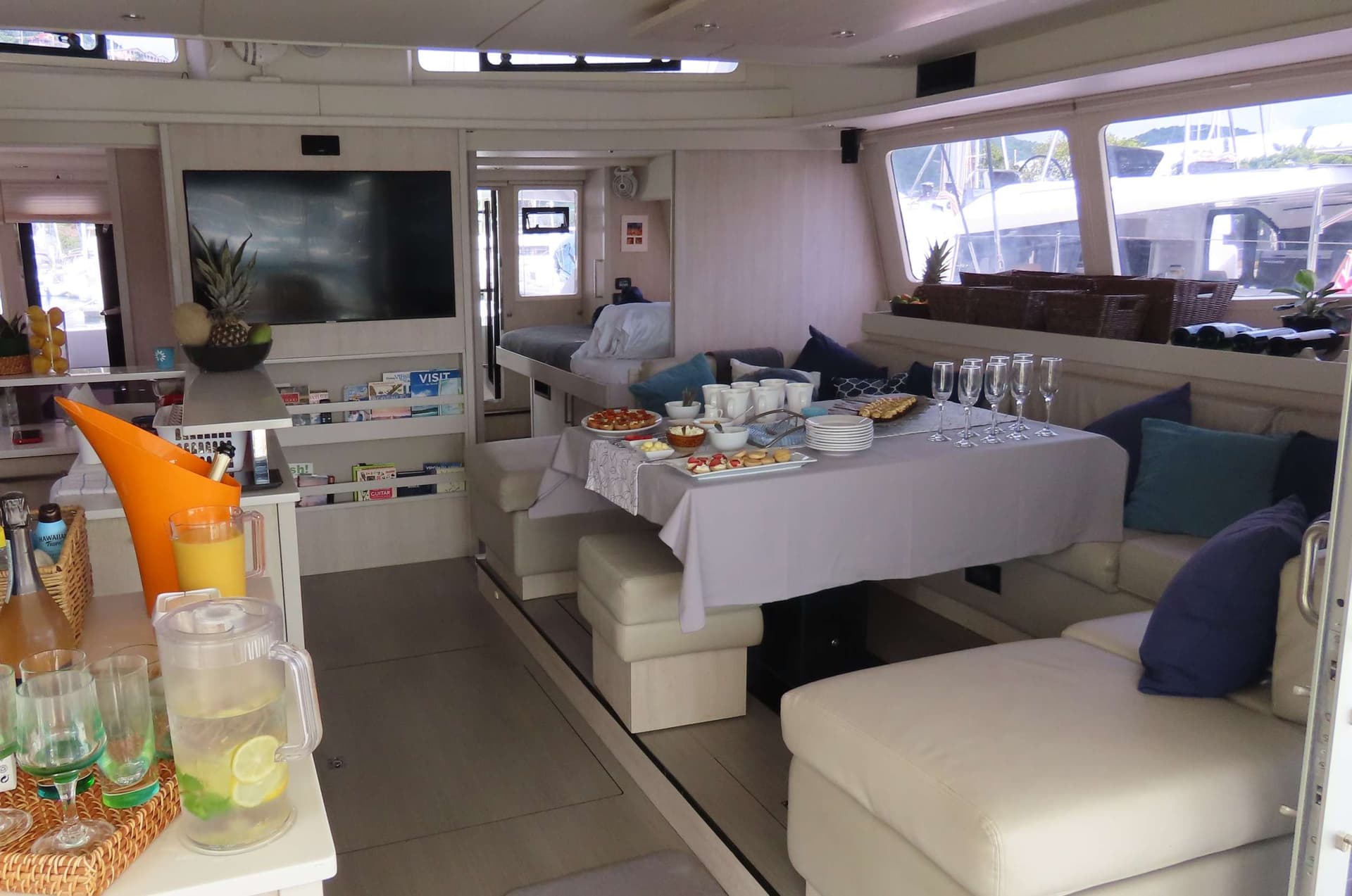 Saloon looking aft