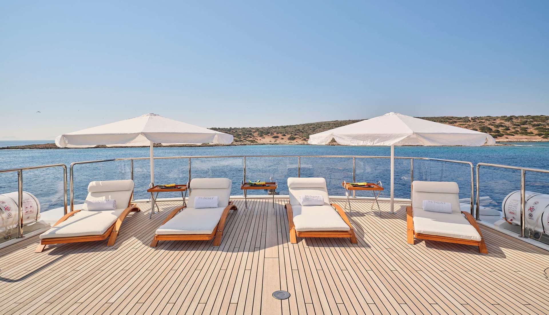 Sundeck Aft Sun Loungers