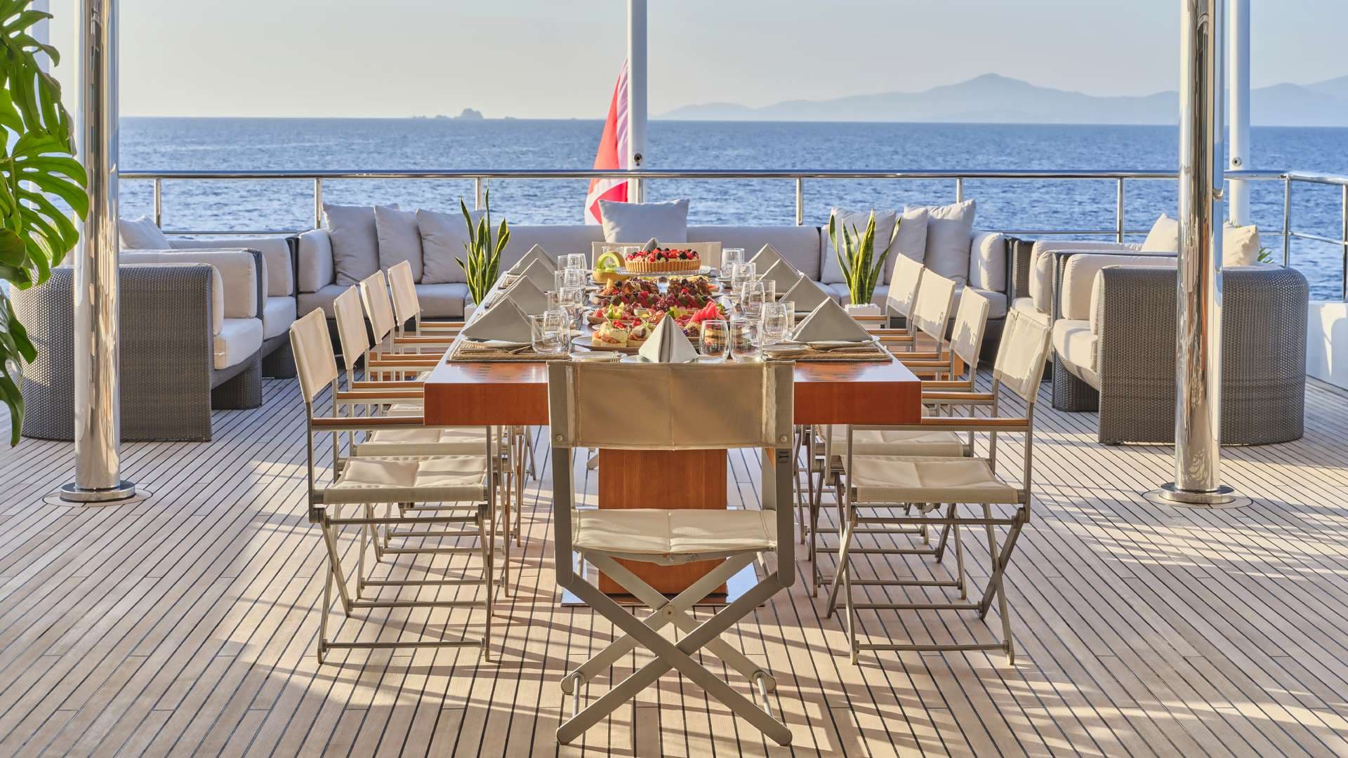 Upper Deck Aft Dining Area