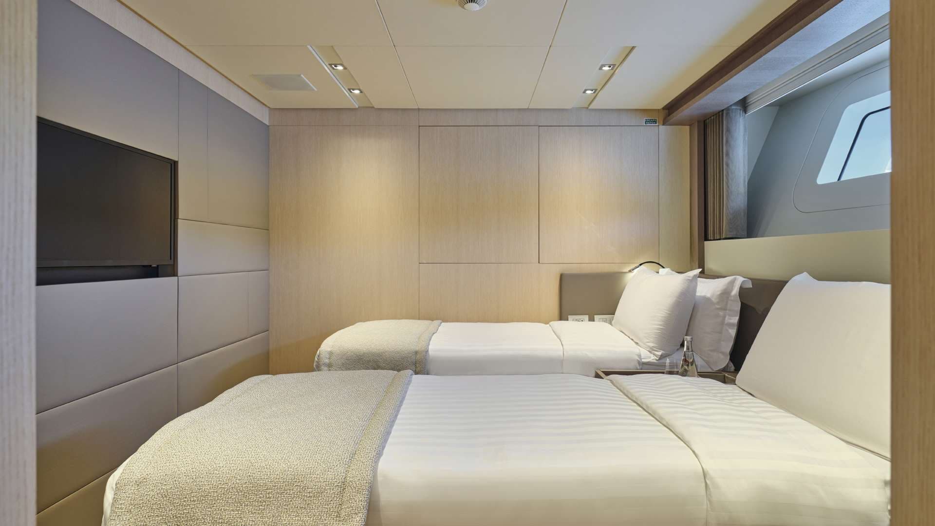 Twin Stateroom - Convertible to Double Stateroom