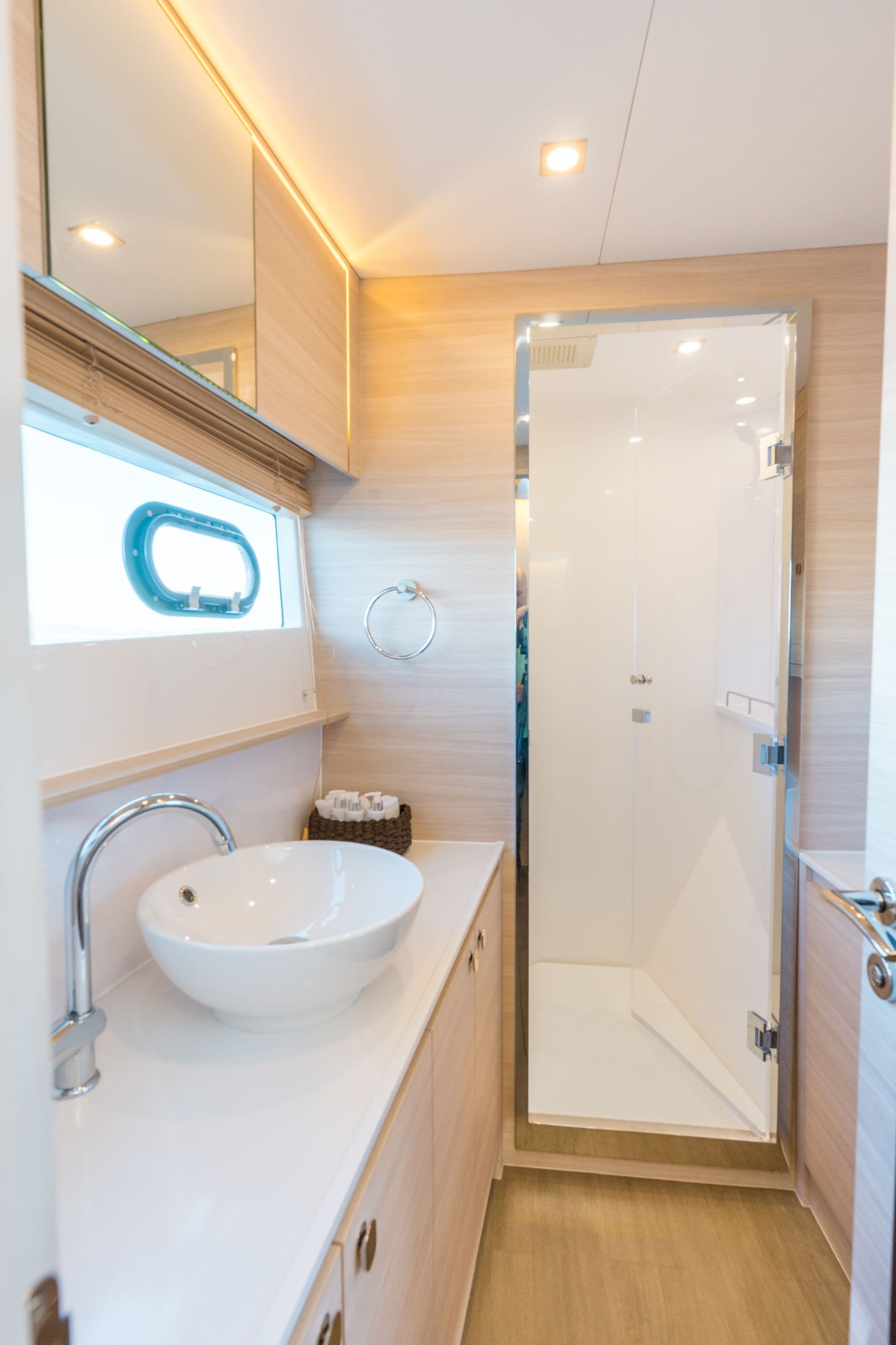 Master cabin's bathroom