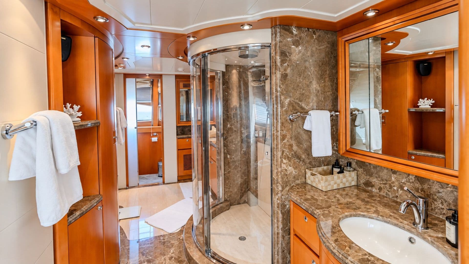 Master stateroom bathroom