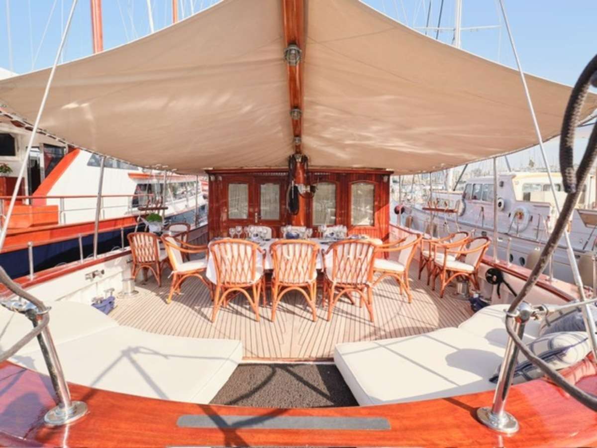 Aft Deck Dining Area
