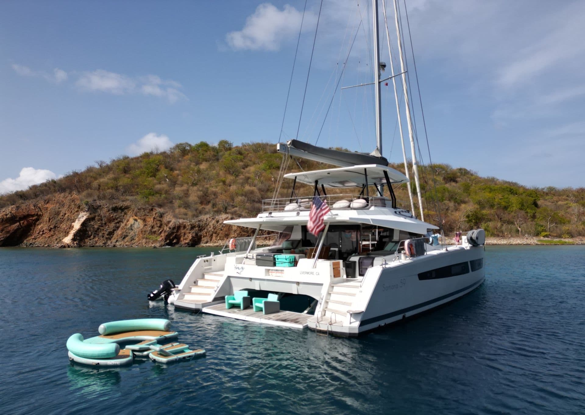 hydraulic platform and floats