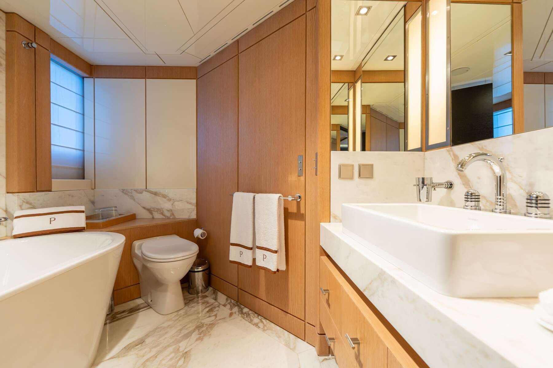 Master cabin bathroom