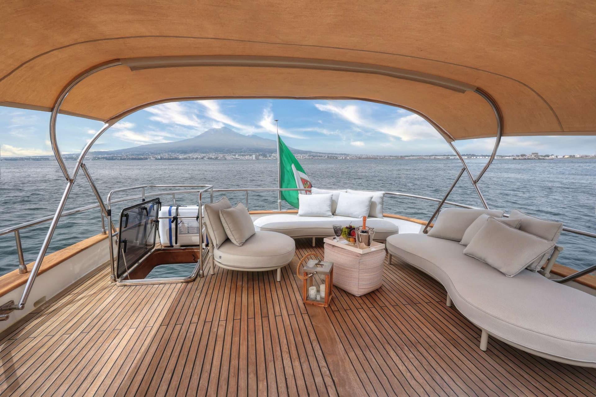 Sundeck lounge area