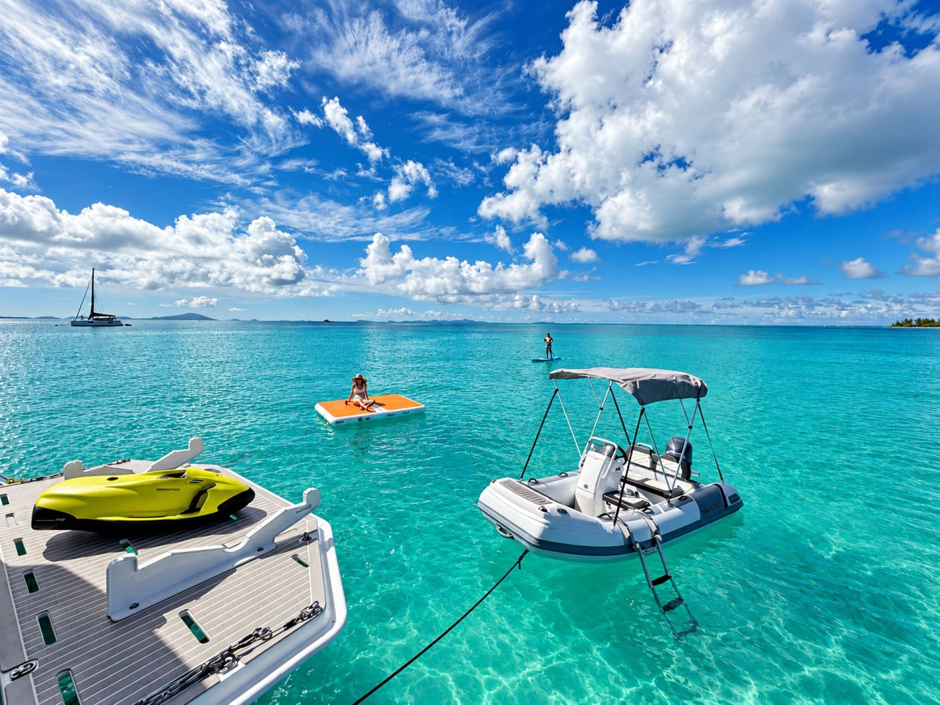 Seabob - Dinghy - Floating Island