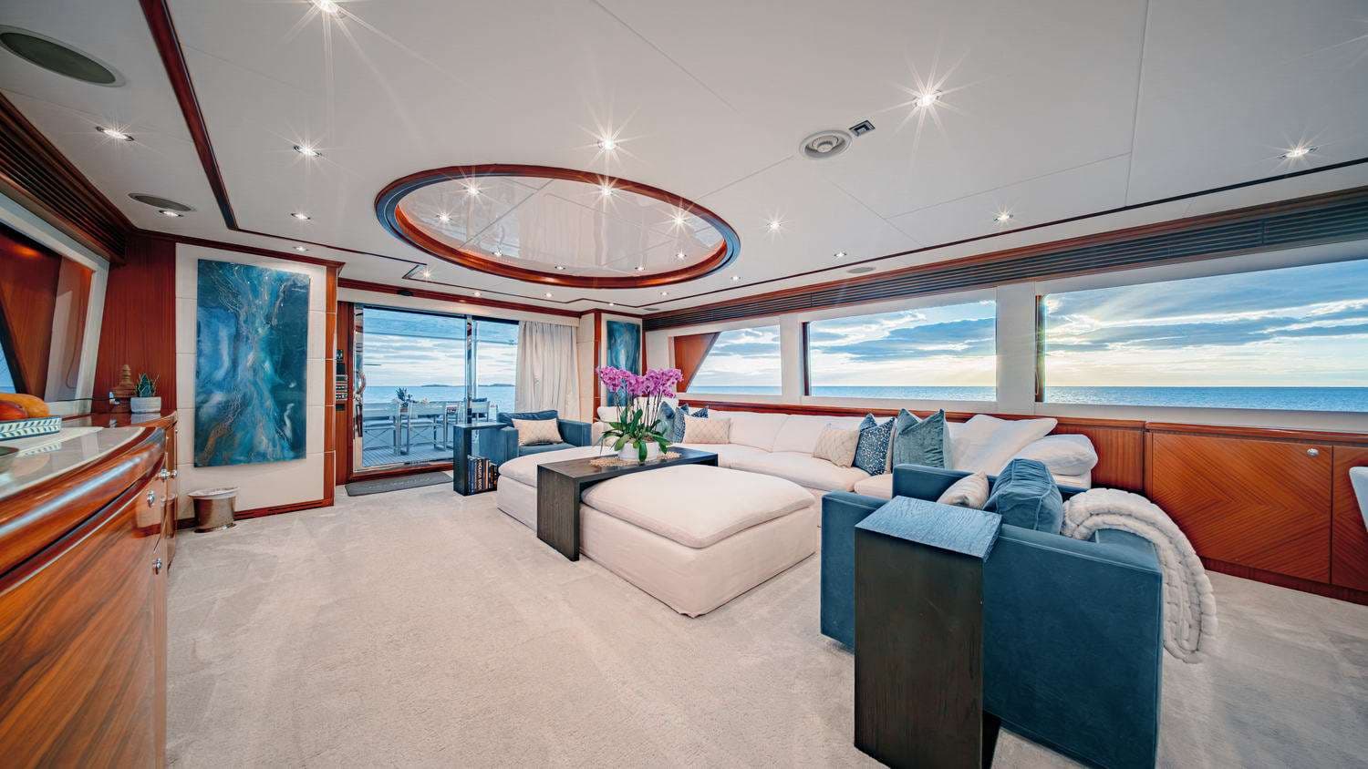 Main Salon Looking Aft