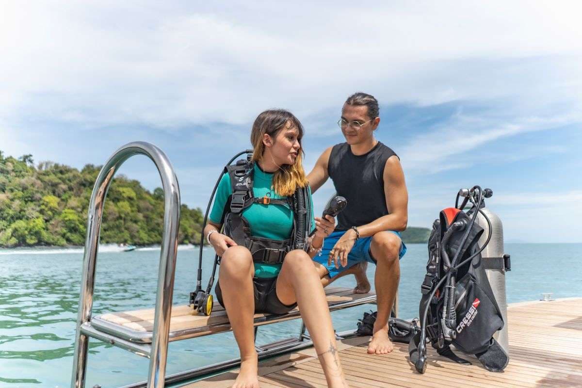 Scuba diving