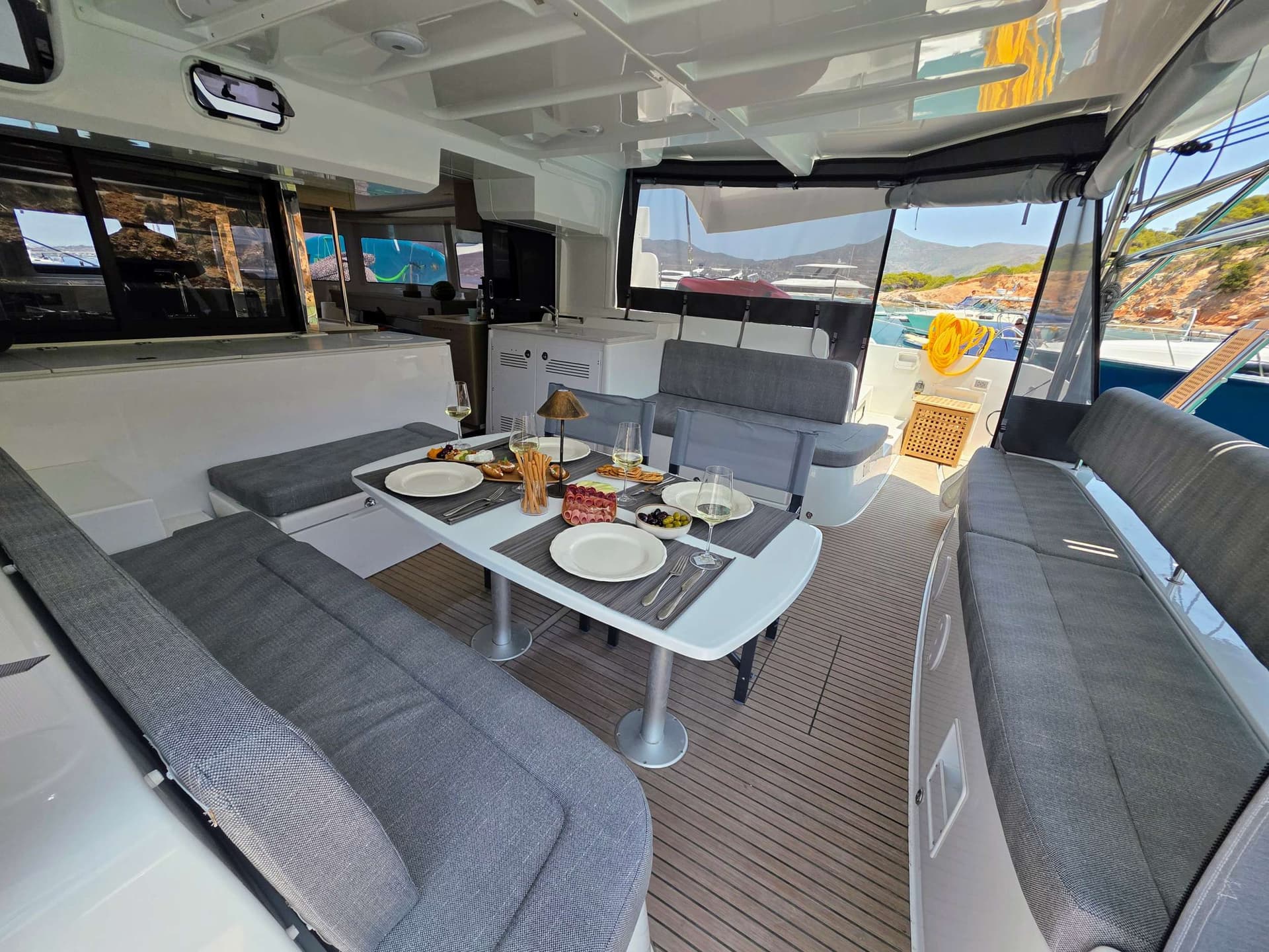 Aft deck