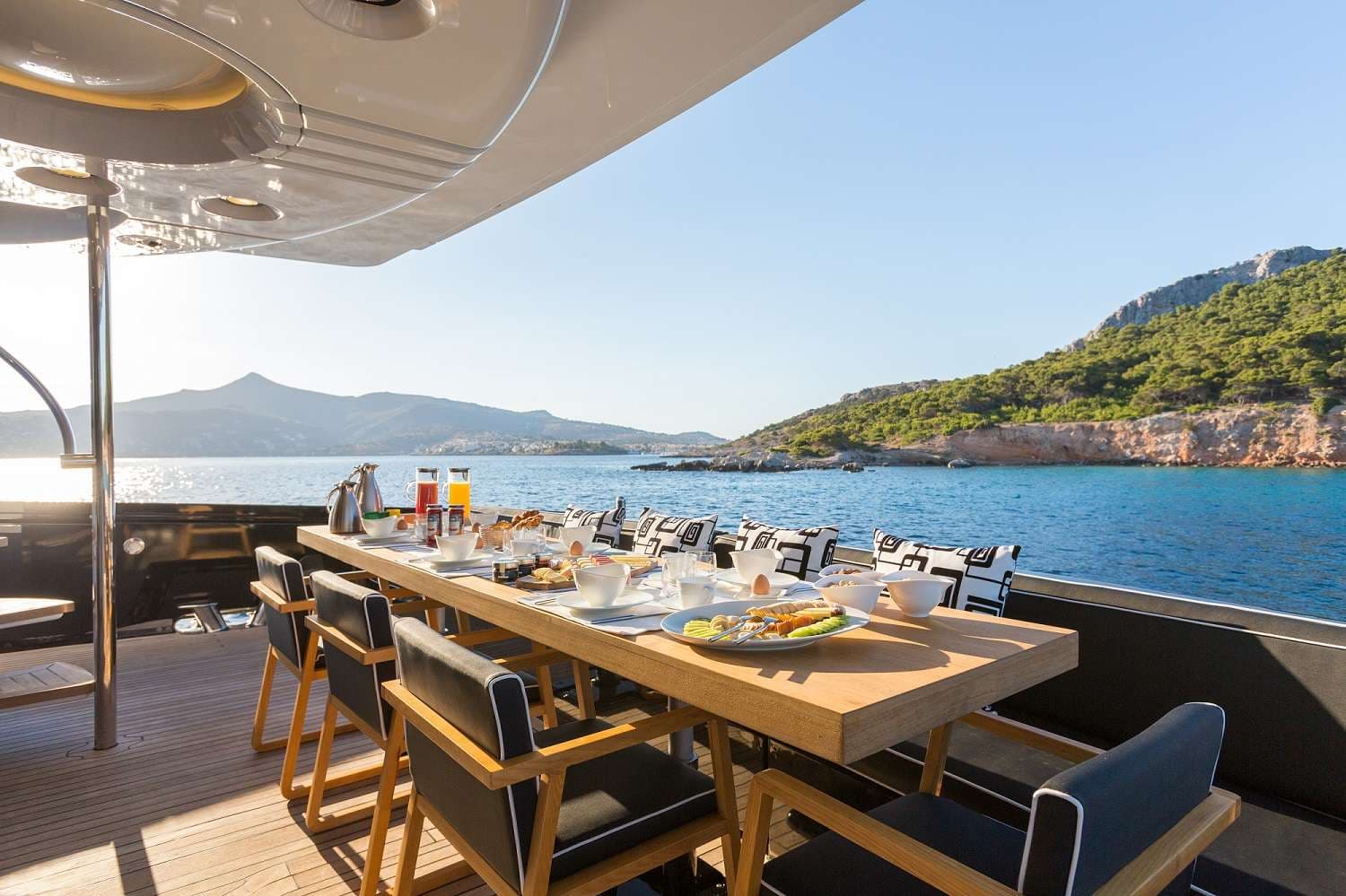 Aft deck