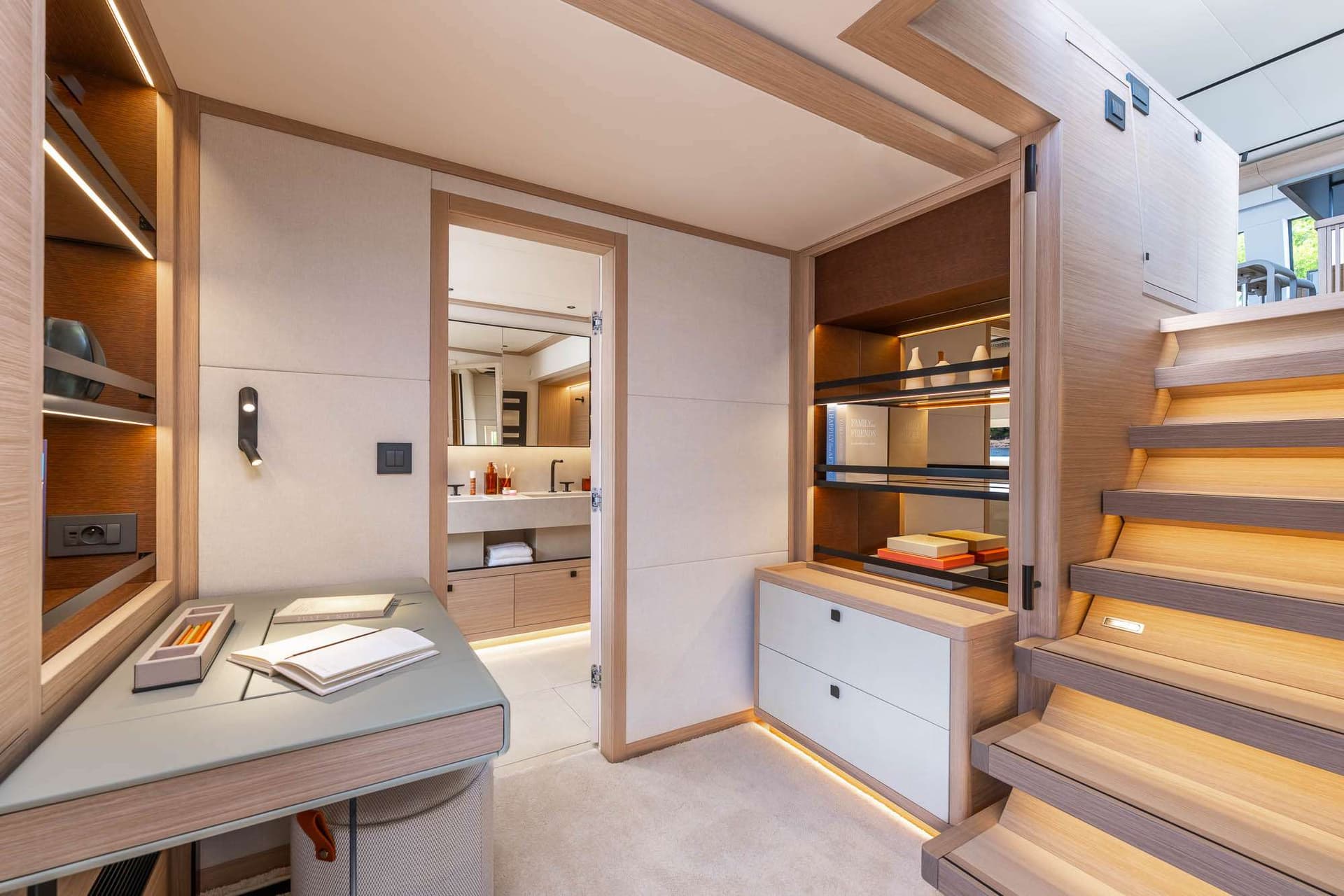Master Stairs and Office