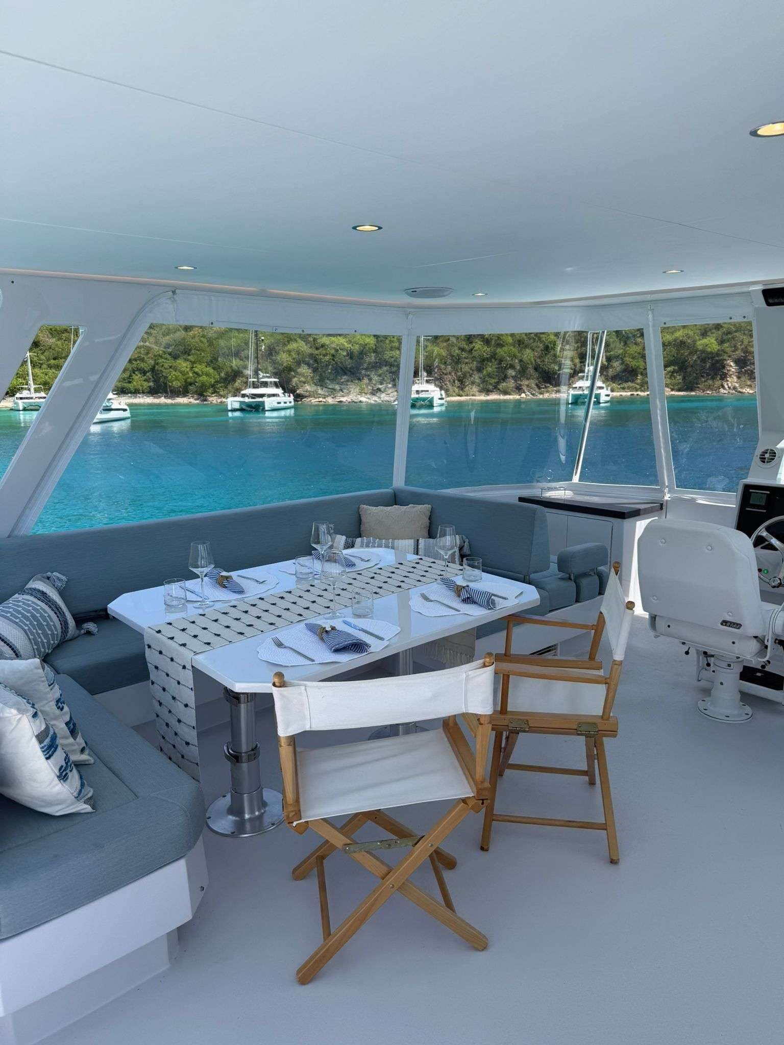 Flybridge at Lunch