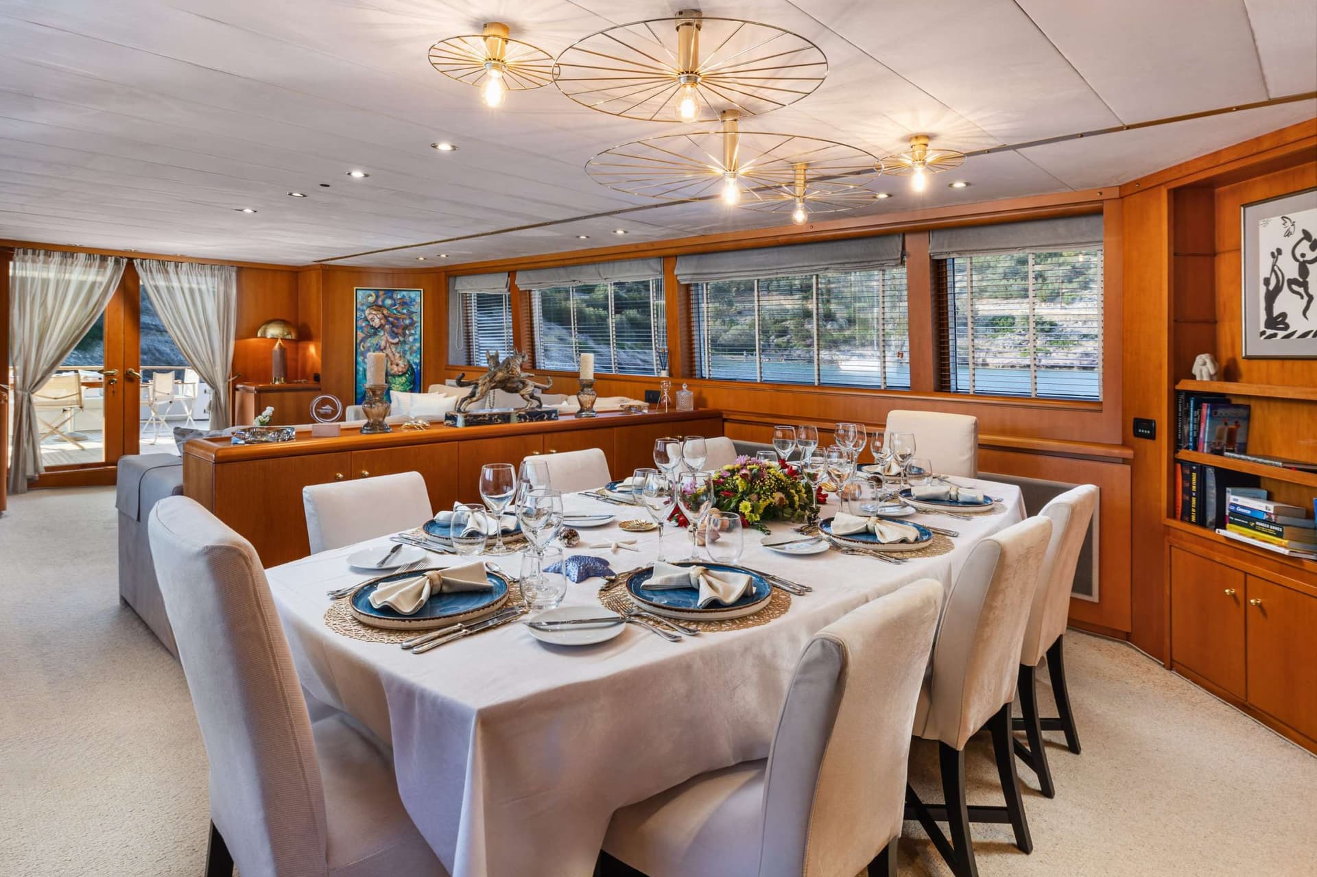 Interior dining area