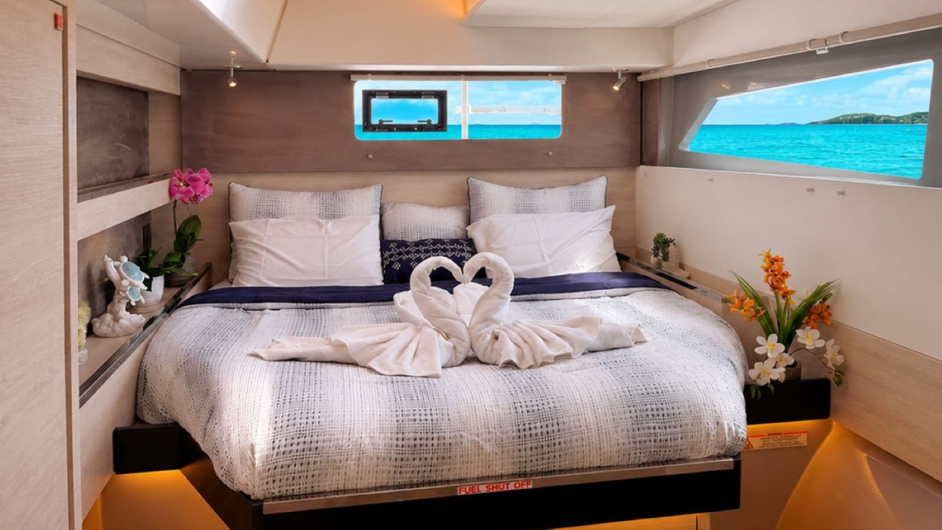 Aft port queen guest suite