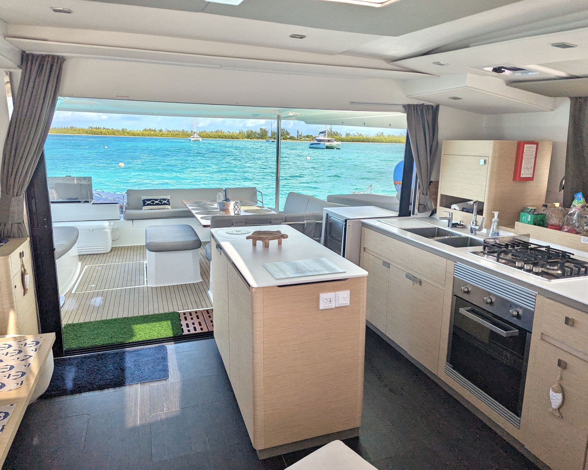 Aft view