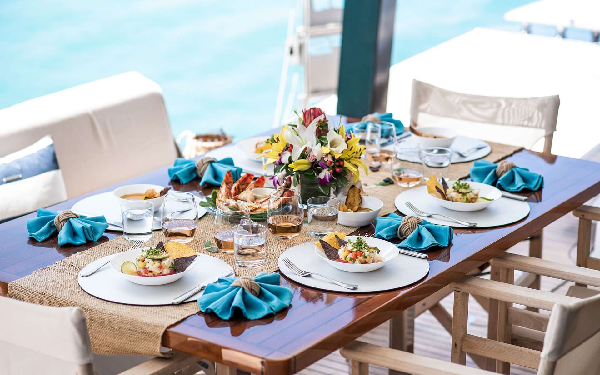 Menus are prepared according to guest tastes.