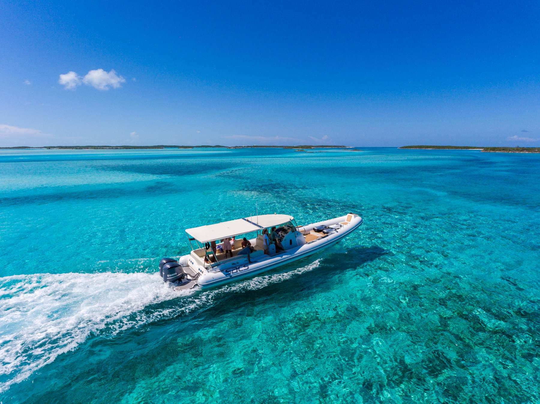 39' Custom SACS Stratos Tender w/twin 350hp