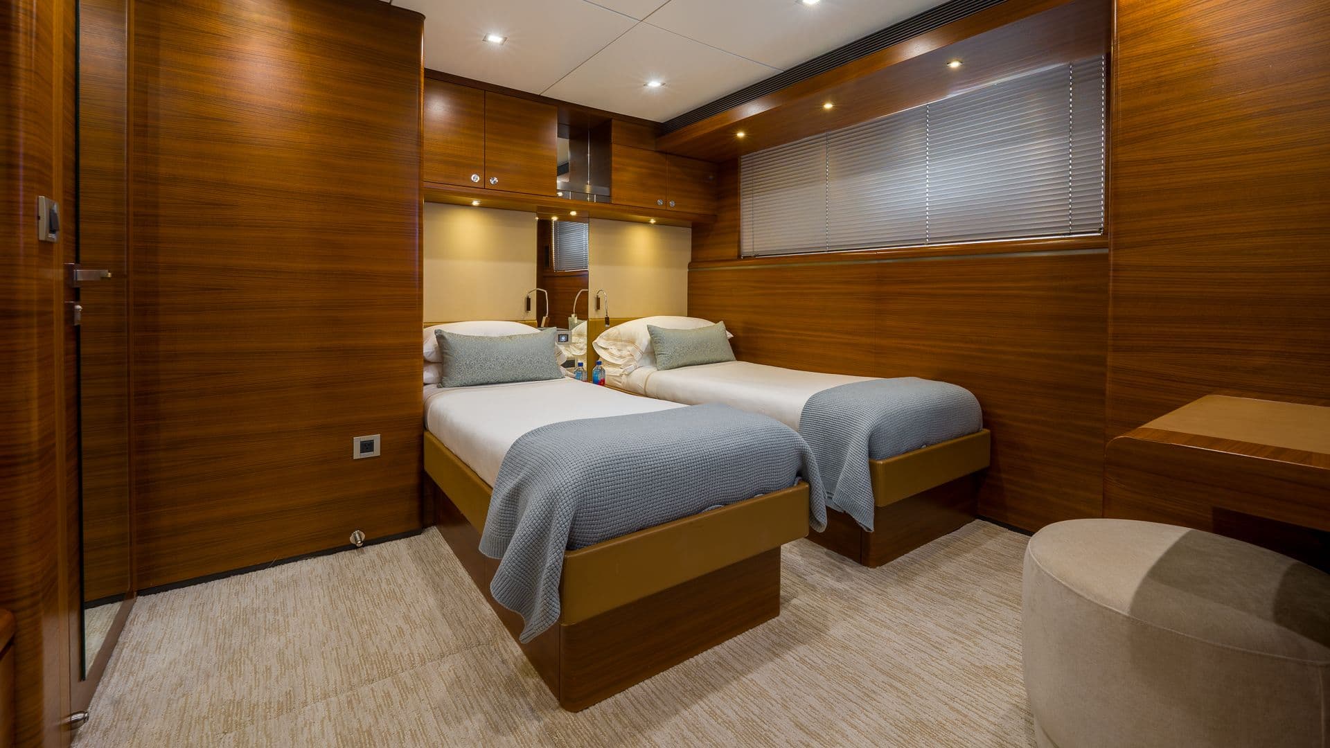 Twin Stateroom #1 with Pullman Mid Ship (Stbt)