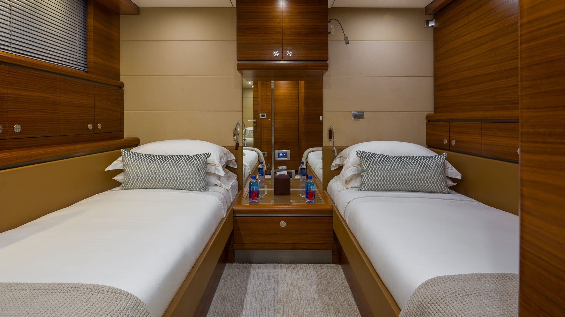 Aft Twin Stateroom #2 with Pullman (Separate Staircase)