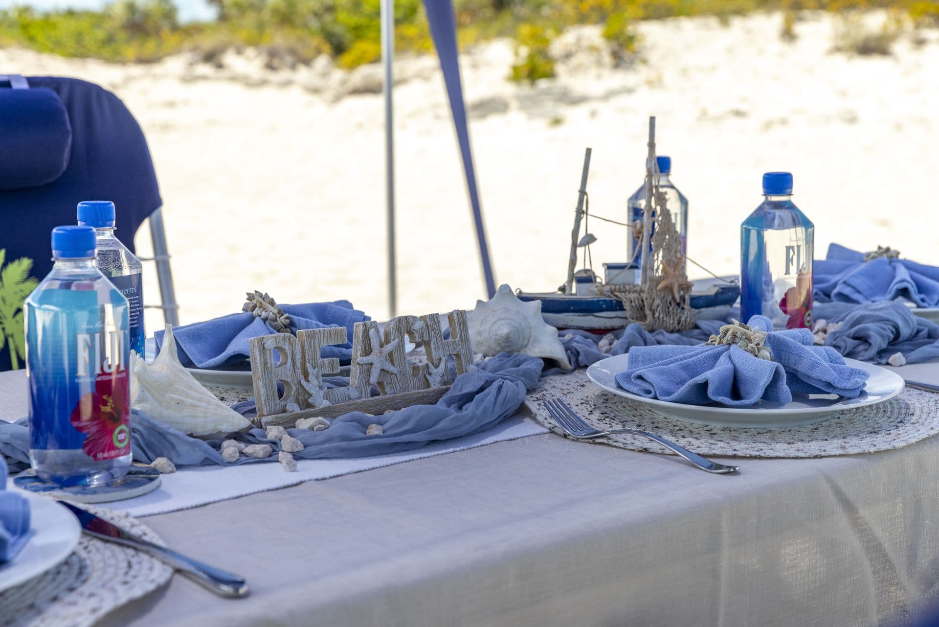 Beach Setup Dining