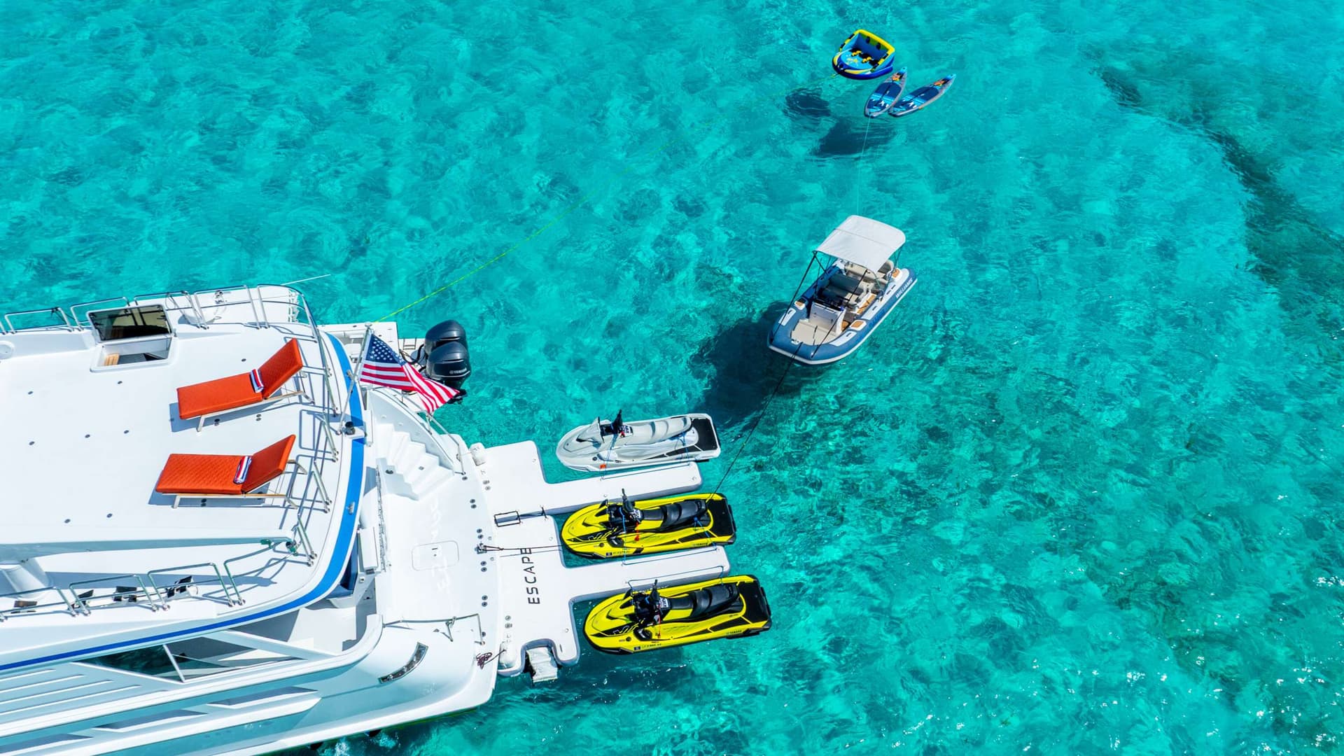 31' Jupiter Tender and Water Toys