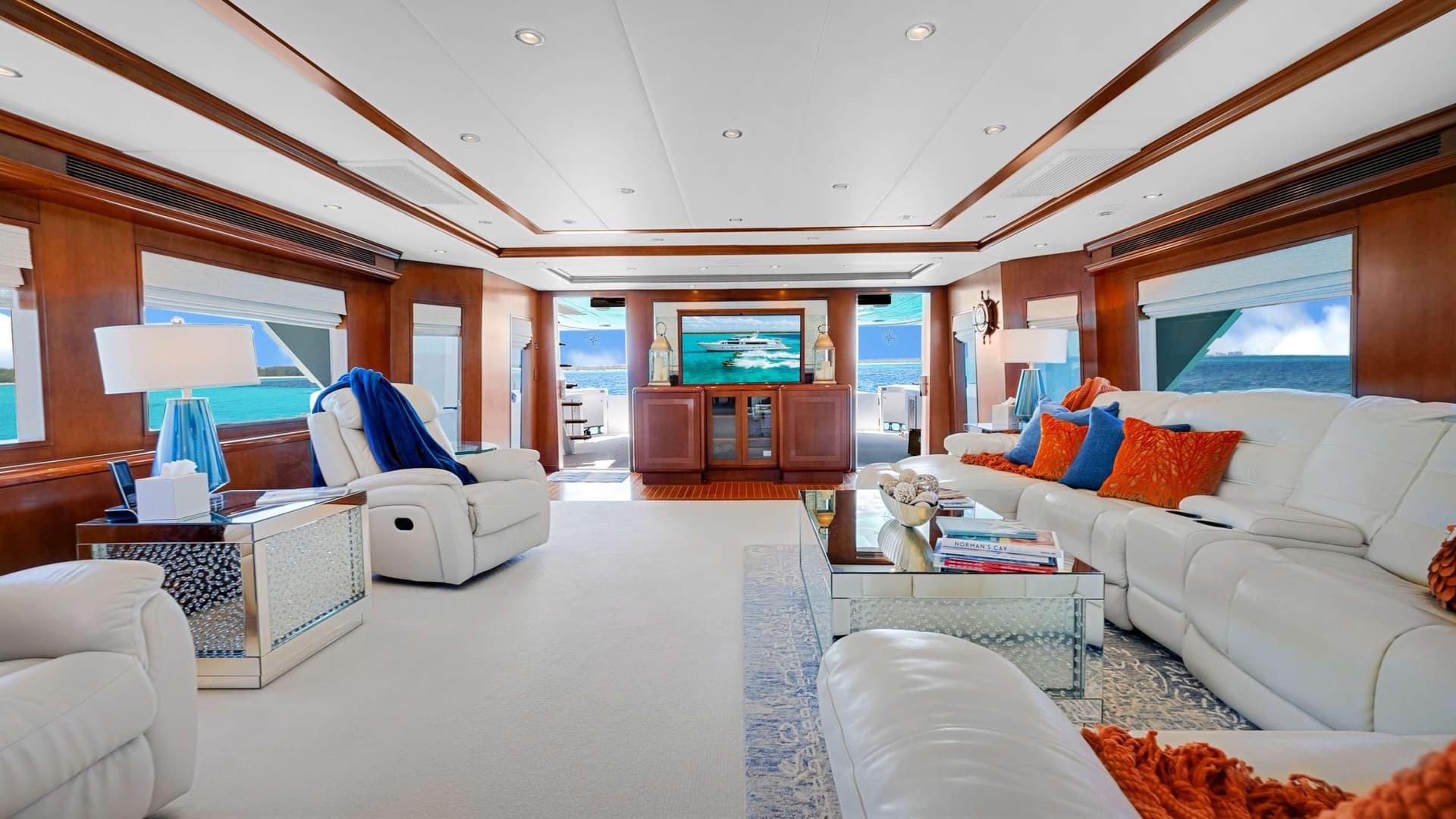 Main Salon Looking Aft