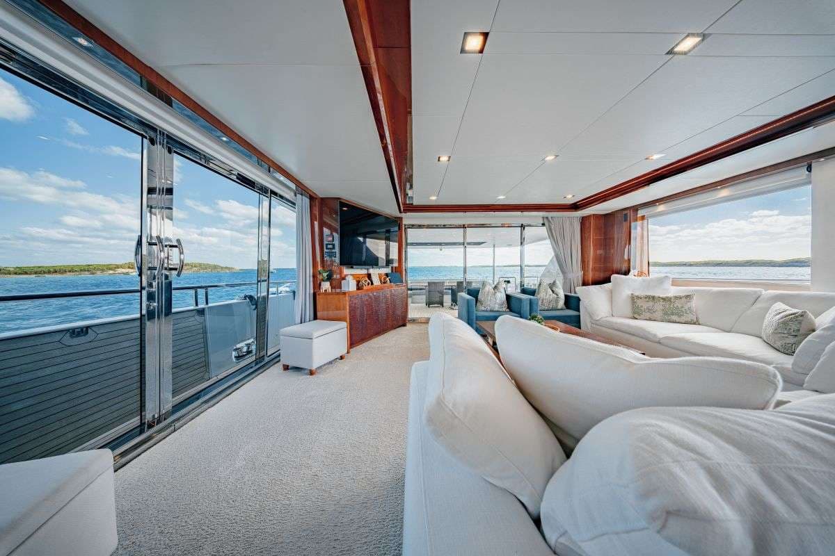 Main Salon looking aft