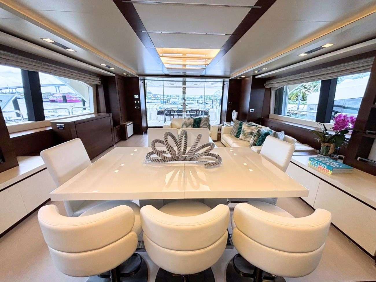 Main Salon Looking Aft