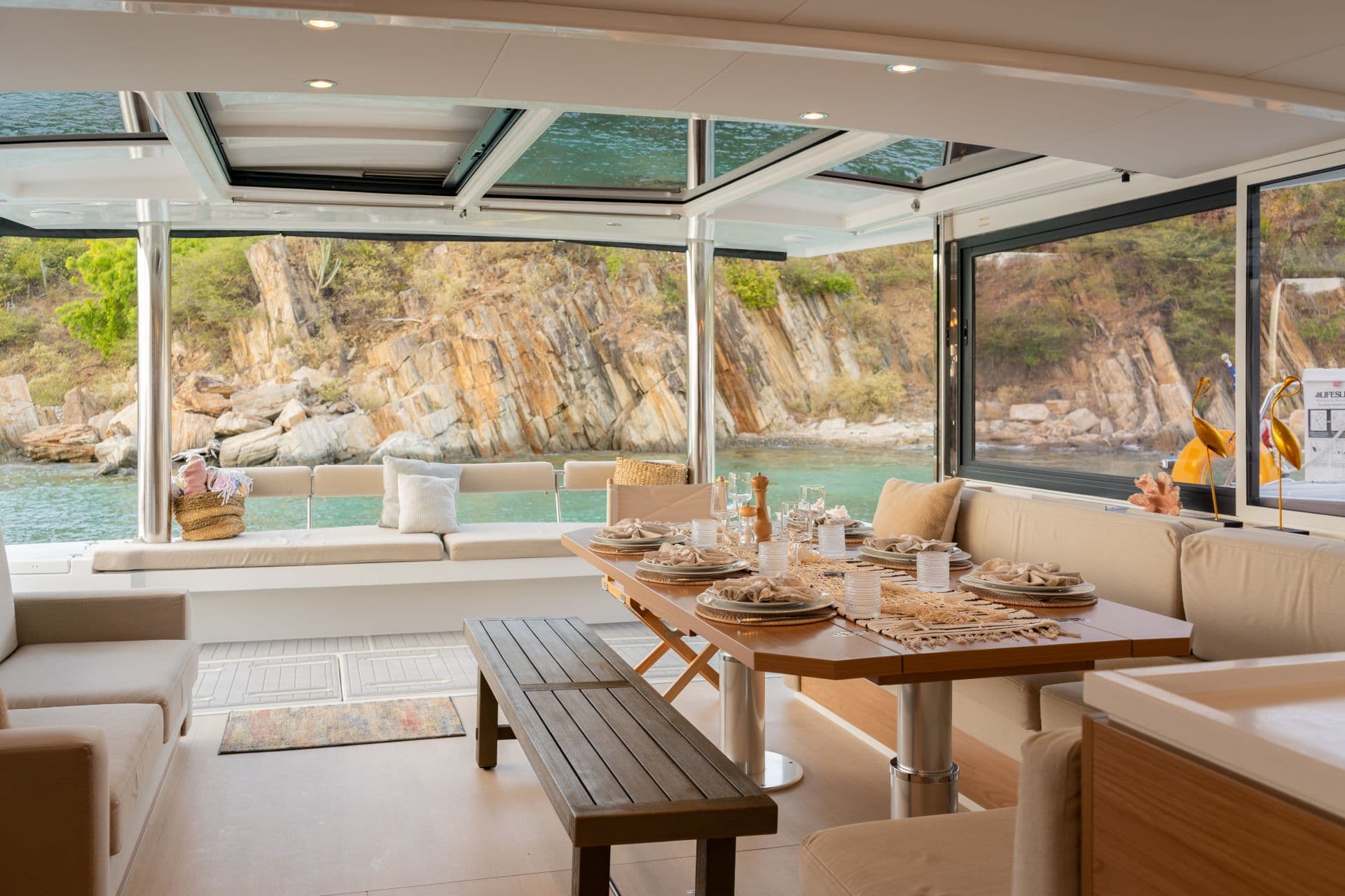 Out of the Blue Dining Area
