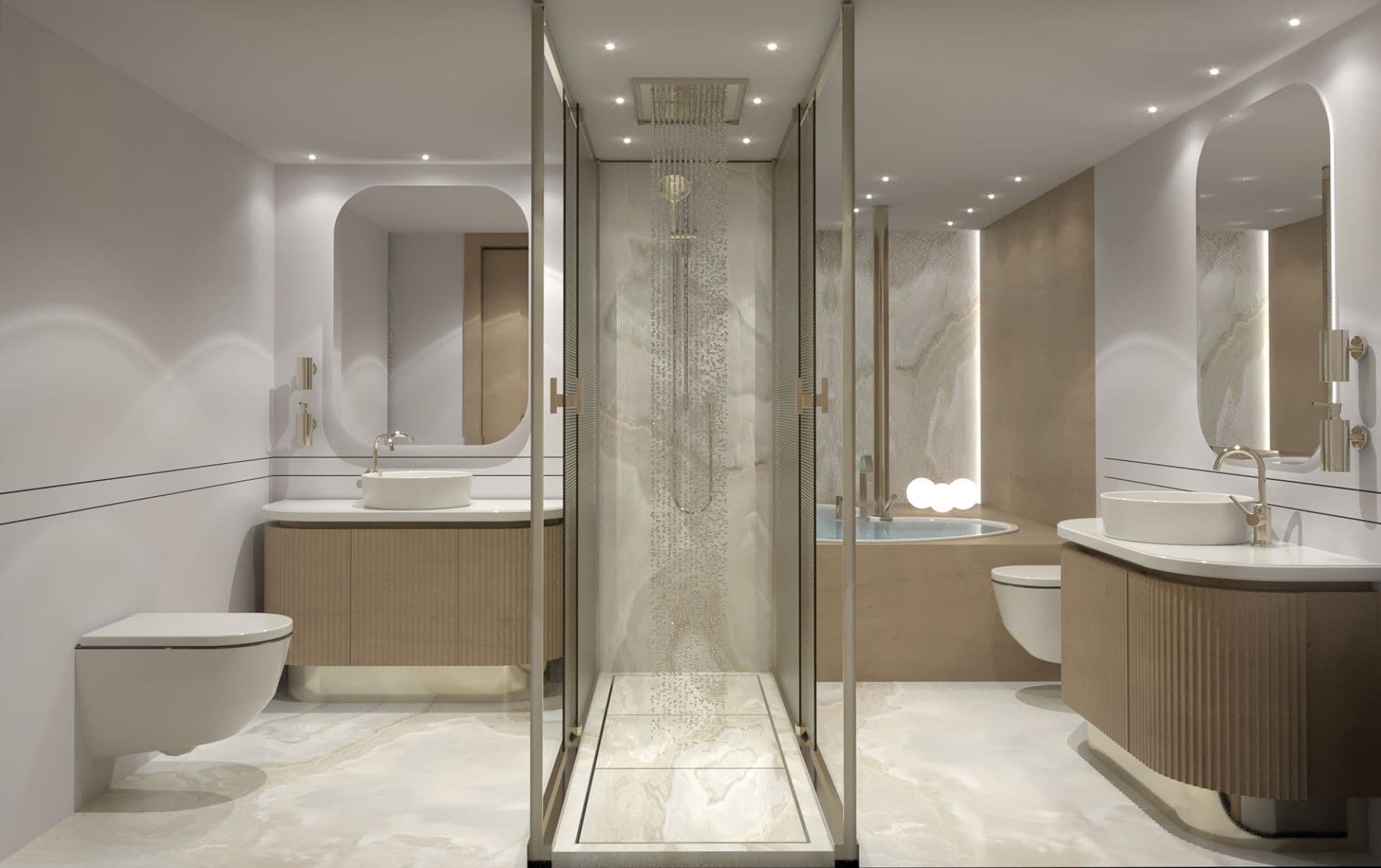 Master cabin ensuite-refit scheduled for winter 2026/2027