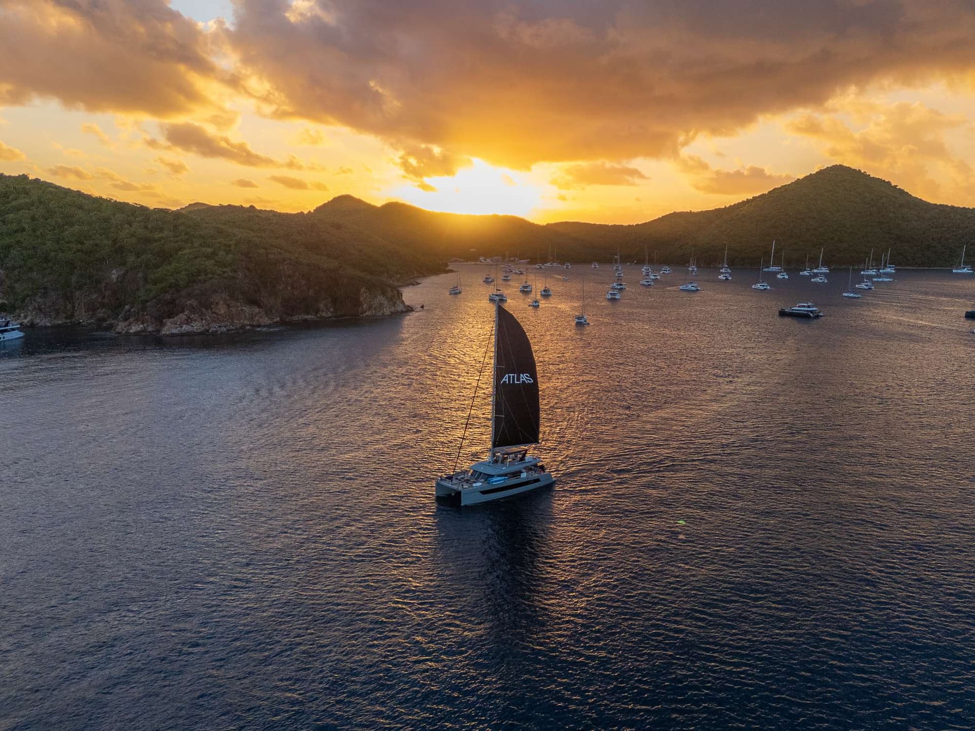 Aerial Sunset