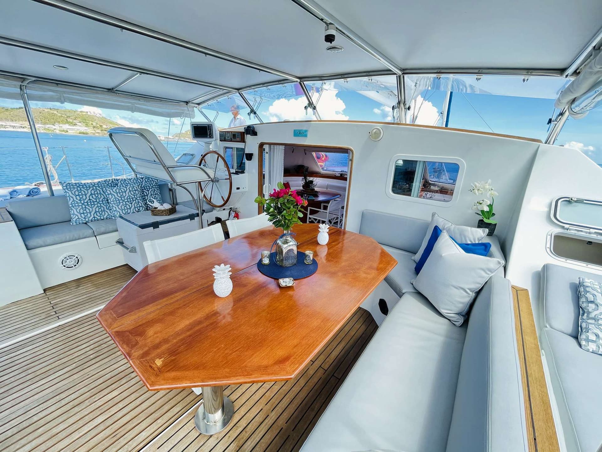 Aft Deck Dining Area