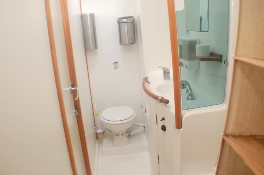 Large bathrooms.