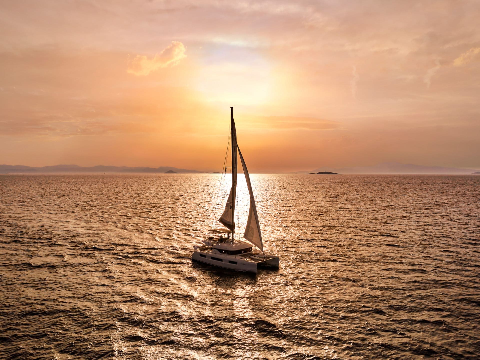 Sunset sailing
