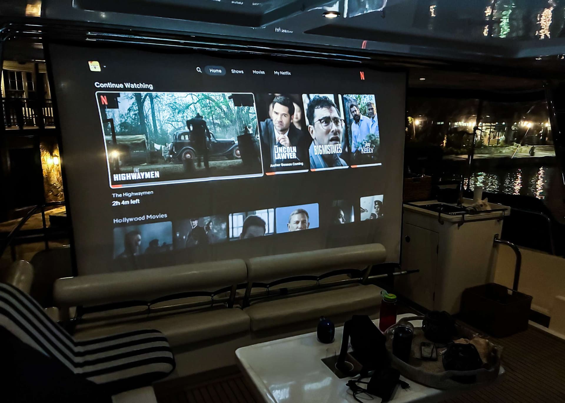 Flybridge Cinema on Deep Blue