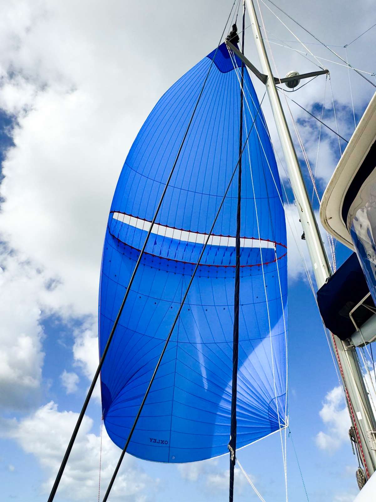 Deep Blue Spinnaker Sailing
