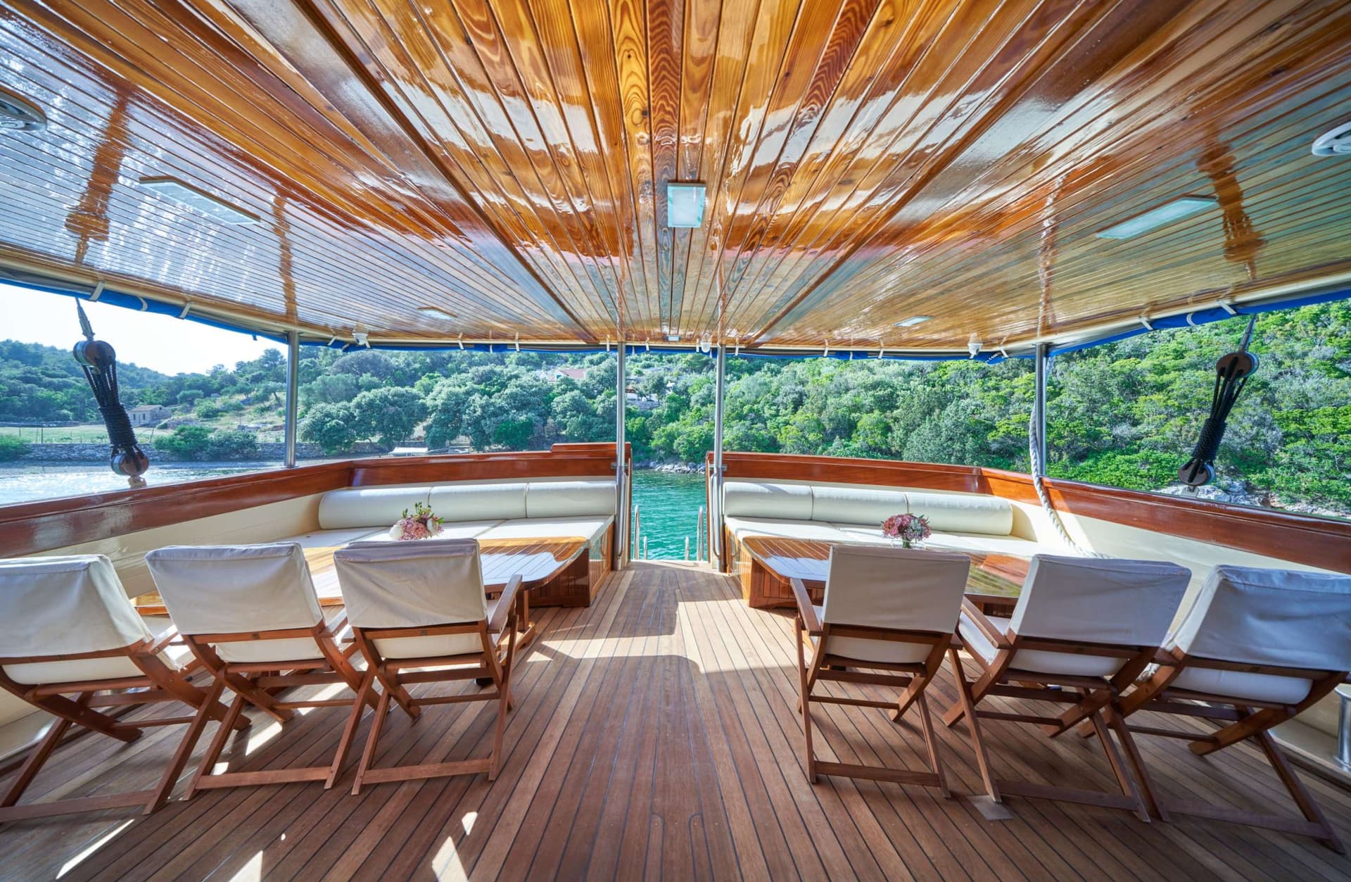 Aft deck