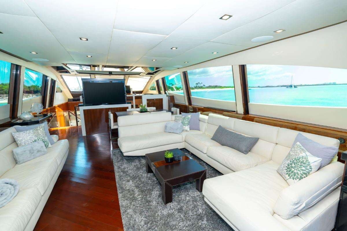 Galley with seating