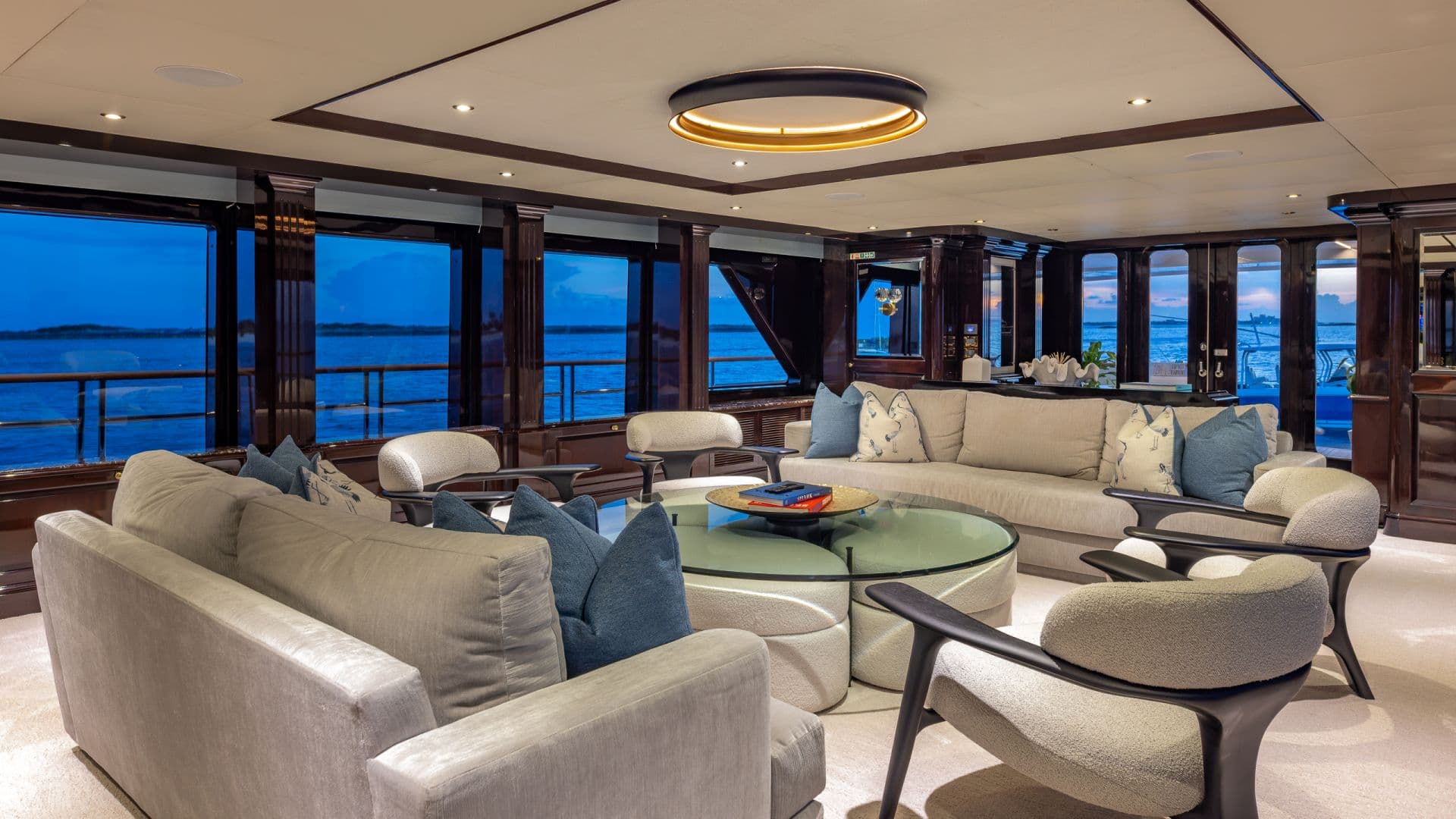 Main Salon Looking Aft