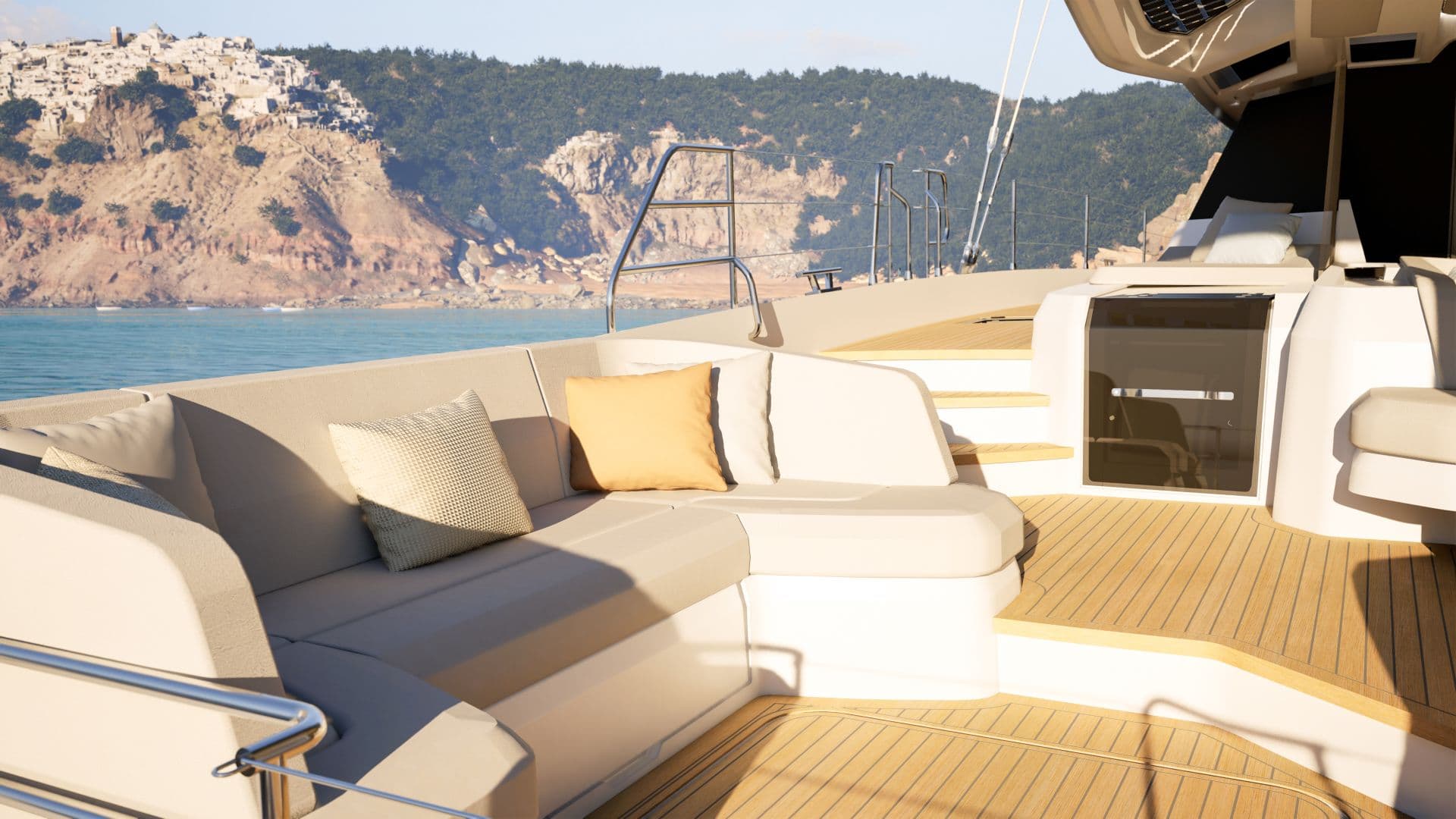 Aft deck seating