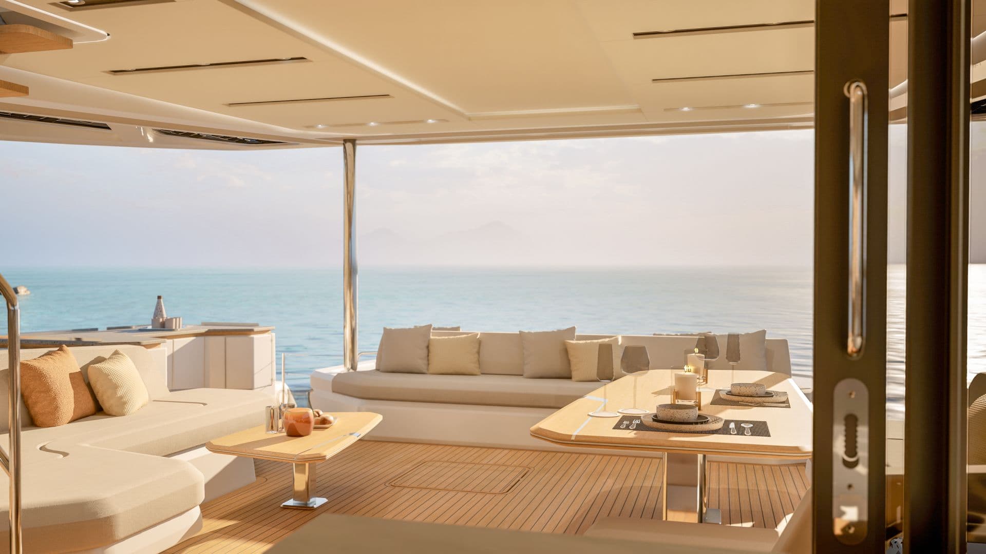 Aft deck