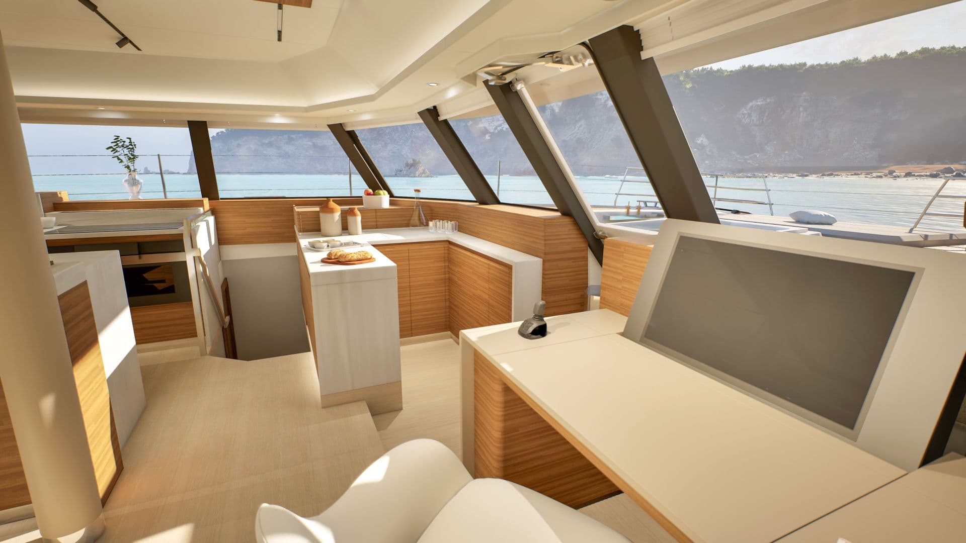 Main salon navigation station