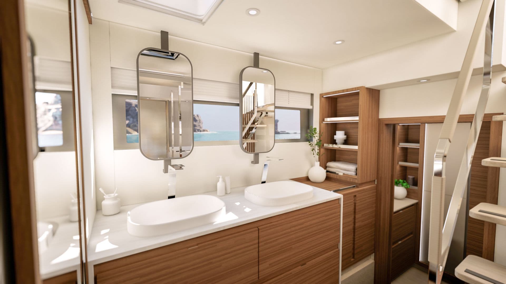 Master cabin bathroom